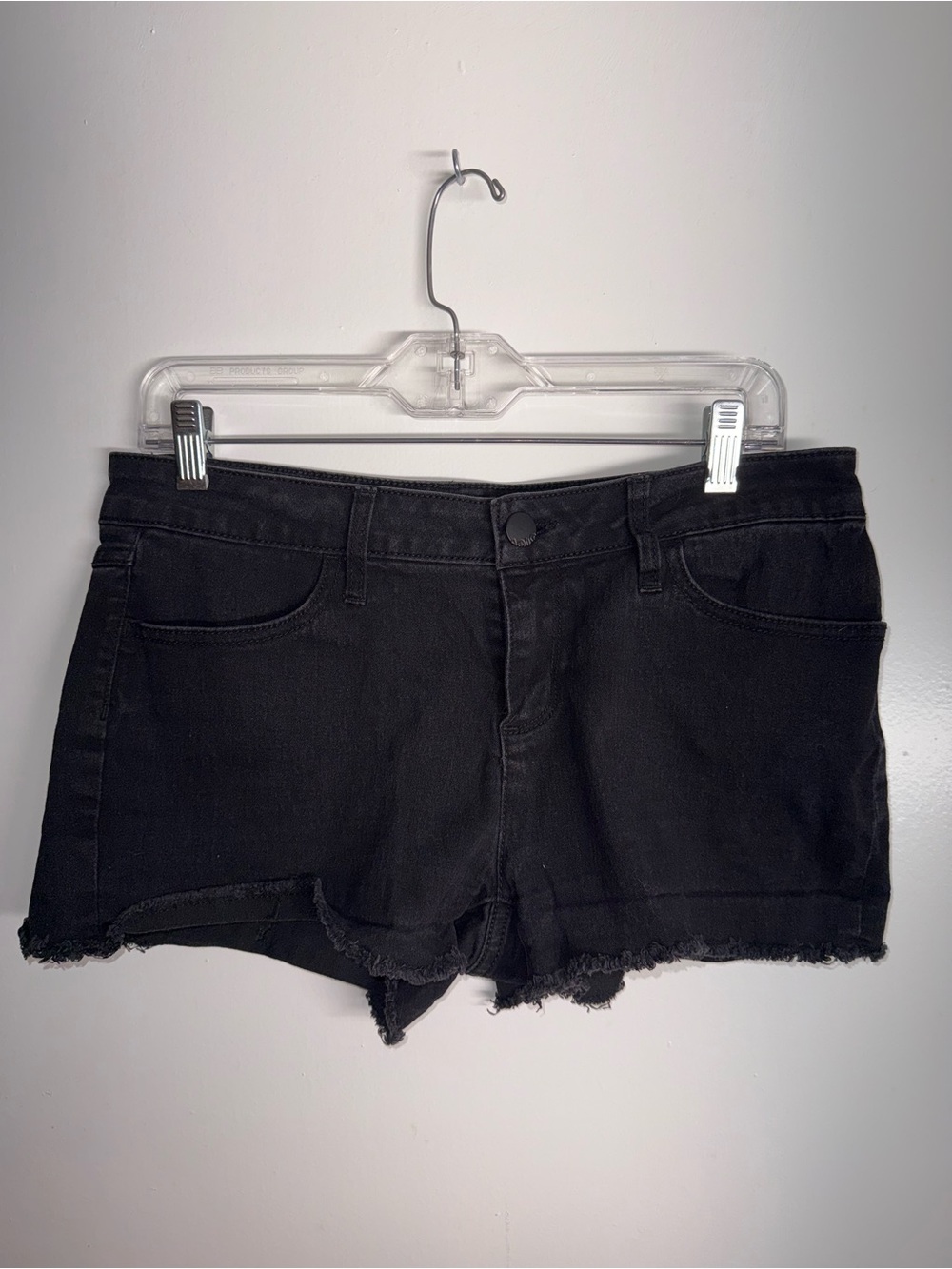 Women's Black Denim Cutoff Shorts